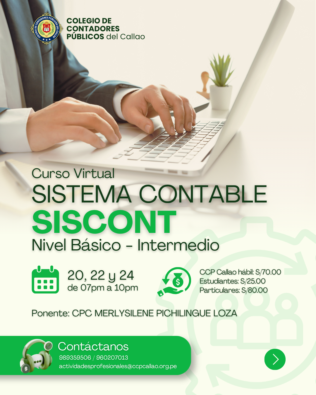 SISTEMA CONTABLE SISCONT NIVEL BASICO - INTERMEDIO