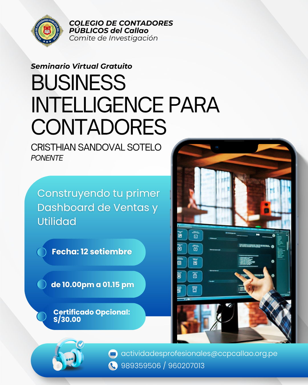 BUSINESS INTELLIGENCE PARA CONTADORES: CONSTRUYENDO TU PRIMER DASHBOARD DE VENTAS Y UTILIDAD