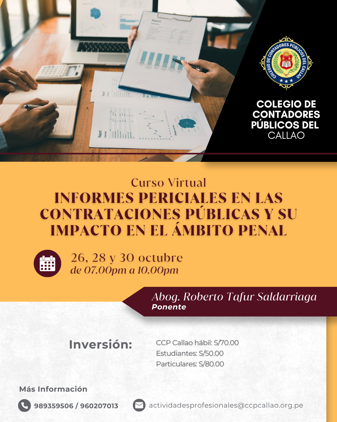INFORMES PERICIALES EN LAS CONTRATACIONES PÚBLICAS Y SU IMPACTO EN EL AMBITO PENAL