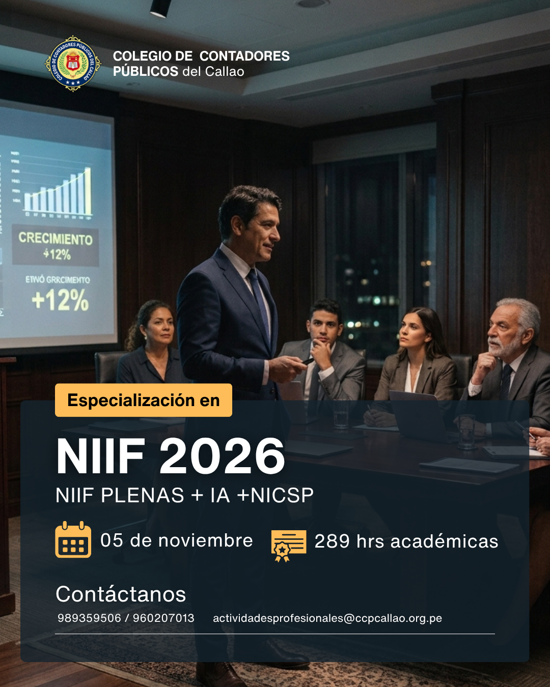 ESPECIALIZACIÓN EN NIIF 2026: NIIF PLENAS + IA + NICSP