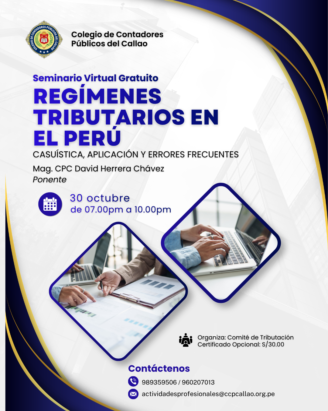 REGIMENES TRIBUTARIOS EN EL PERU: CASUISTICA APLICACIÓN Y ERRORES FRECUENTES